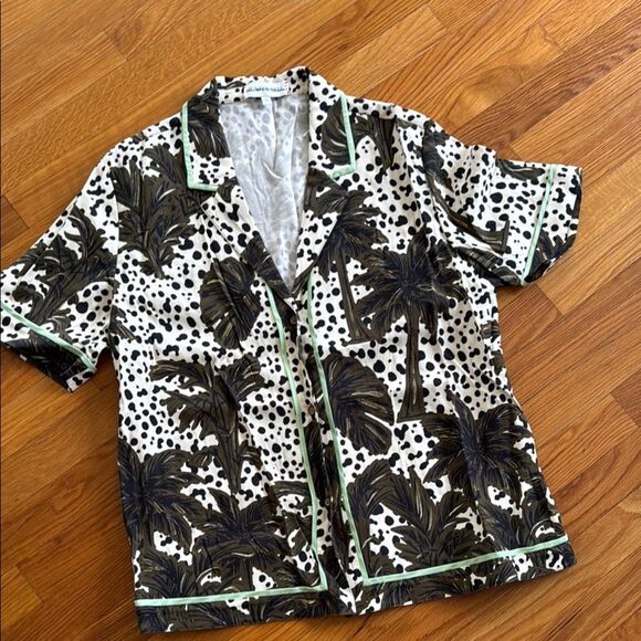 Anthropologie HINTER BELL Polly Buttondown Shirt - Picture 5 of 7